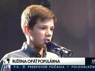 Ruština je opäť populárna, tvrdia organizátori súťaže Puškinov pamätník