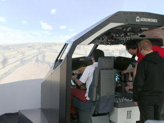 Na návštěvě v simulátoru Boeing 737 NG na FIT VUT