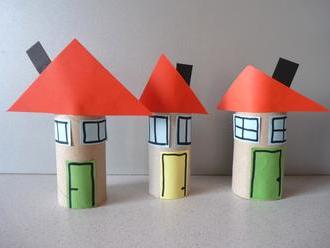 Tvorivo s deťmi: Domček z papierovej rolky