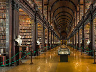 Nejkrásnější knihovny světa: V dublinské Trinity College najdete přes 200 tisíc knih