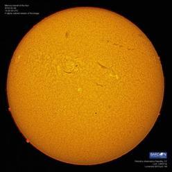 Astrofotografií za měsíc květen se stal snímek „Merkur a Slunce“