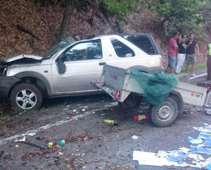 FOTO smrteľnej nehody pri Trnave: Osudné chvíle na horskom priechode Biela Hora