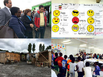 Článok - Poslanci navštívili utečenecký tábor pri Calais vo Francúzsku