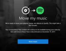 Microsoft mění Groove Music Pass za Spotify