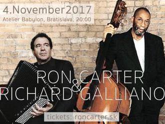 Svetovo uznávaní inštrumentalisti už o pár dní v Bratislave: Ron Carter & Richard Galliano