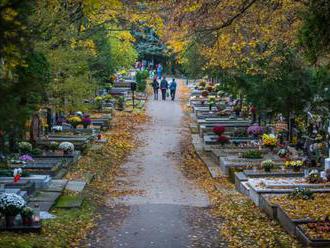 Silný vietor zatvoril cintoríny v Bratislave pravdepodobne až do pondelka