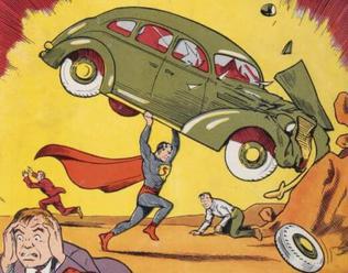 V USA budú dražiť vzácny komiks so Supermanom z roku 1938, v ktorom sa po prvý raz objavil