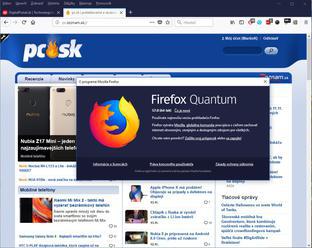 Mozilla Firefox 57 Quantum v praxi: rýchlejší prehliadač a úplne nový dizajn