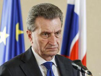 Komisár Günther Oettinger v roku 2019 prestane pôsobiť v Bruseli