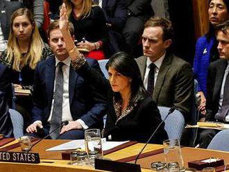 USA vetovaly rezoluci Rady bezpečnosti OSN o Jeruzalémě