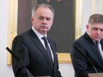 Premiér Fico zle zvláda prepad preferencií a vnútorný rozpad strany, vyhlásil prezident Kiska