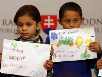 V škôlkach pribudnú rómske deti, ministerstvo vnútra chce tak zvýšiť ich vzdelanostnú úroveň