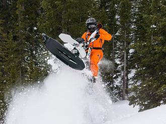 Powering through the powder on a dirtbike made for snow     - Roadshow
