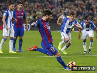 Messi zachránil Barcelonu gólom z penalty v 90. minúte