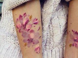 Krásné tetování inspirované přírodou
