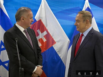 Kiska sa stretol s izraelským premiérom, rokovali najmä o bezpečnosti
