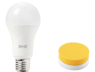 Ikea už predáva aj LED žiarovky na diaľkové ovládanie