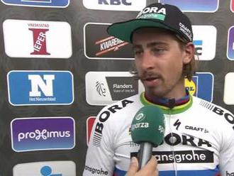 Video: Sagan bol po klasike Gent-Wevelgem frustrovaný, hneval sa najmä na Terpstru