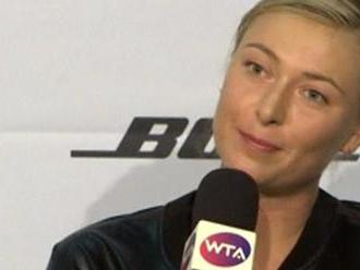 Maria Sharapova faces media after winning return from doping ban