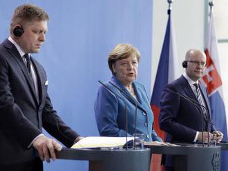 Fico a Sobotka sa stretli s Merkelovou, témou bol aj význam V4