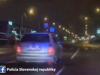 VIDEO Nočná dráma v Bratislave: Polícia v pätách agresívnemu vodičovi, padli výstrely
