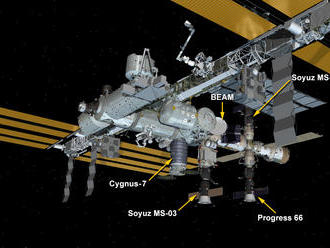 Nákladná vesmírna loď Cygnus dorazila na ISS