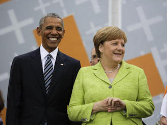 Obamu privítali v Berlíne ako rockovú hviezdu, Merkelovú pochválil za “výnimočnú prácu”