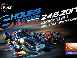Pozvánka: majstrovstvá sveta vo vytrvalostných pretekoch motocyklov   Na Slovakia ringu už tento vík