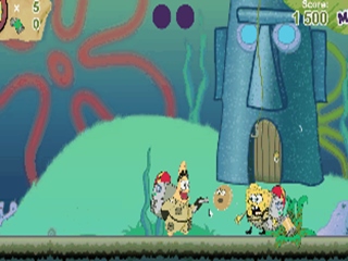Spongebob and Patrick Dirty Bubble Busters