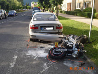 Foto: Po zrážke s osobným autom zahynul motocyklista