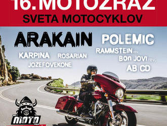 Pozvánka: Motozraz Sveta motocyklov - 16. ročník už ďalší víkend!