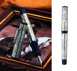 Luxusní dárek pro muže: Stříbrné pero Napoleon Bonaparte