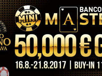 V Bratislave odštartoval Banco Casino Mini Masters