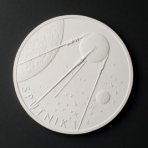 První kosmická družice Sputnik 1 bude mít stříbrnou minci