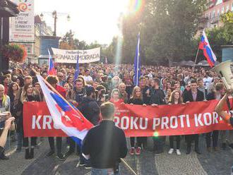 Organizátori protikorupčných pochodov žiadajú premiéra Fica o stretnutie