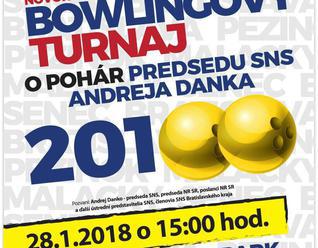 Novoročný bowlingový turnaj SNS