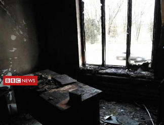 Russia human rights: 'Arsonists' target offices of Memorial