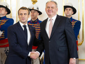 AKTUALIZOVANÉ Vzácna návšteva: Francúzsky prezident Macron je na Slovensku