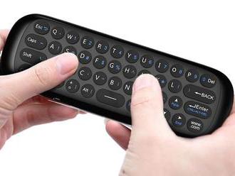 Ovládaj svoju TV, PC alebo projektor univerzálnym diaľkovým s klávesnicou!