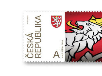 Známky s motivy státních symbolů České republiky navrhl Filip Heyduk