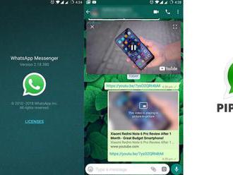 WhatsApp v novej verzii prinesie režim PiP