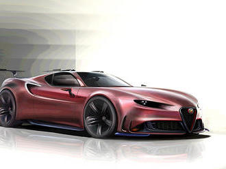 Alfa Romeo 4C Abarth: Vize nástupce 8C Competizione. Jako čtyřválec a hybrid?