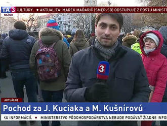 V Bratislave sa začal pochod za zavraždeného novinára