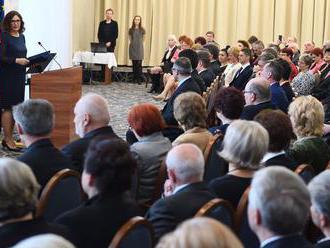 Ministerka školstva Lubyová udelila 61 ocenení pri príležitosti Dňa učiteľov