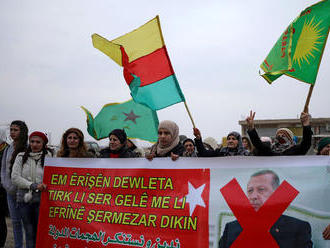 Tisícky Kurdov protestovali v Nemecku proti ofenzíve Turecka v Afríne