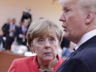 Trump a Merkelová telefonovali o clách, kauze Skripaľ, KĽDR a obchode 