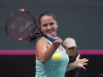 Slovenská tenistka Kužmová neuspela v 1. kole dvojhry na turnaji WTA
