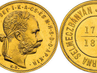 Český rekord nepadl. Vzácná mince z doby Františka Josefa I. se prodala za 13,2 milionů korun