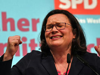 Náhradou Schulza na čele SPD je Andrea Nahlesová