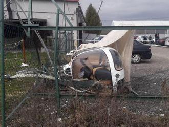 Na Spiši spadol vrtuľník, príčiny pádu vyšetruje polícia